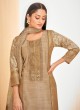 Shagufta Tussar Silk Pant Style Salwar Kameez